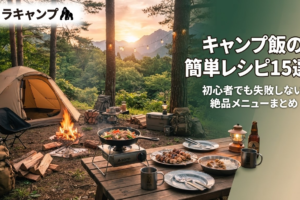 キャンプ飯の簡単レシピ15選のアイキャッチ画像