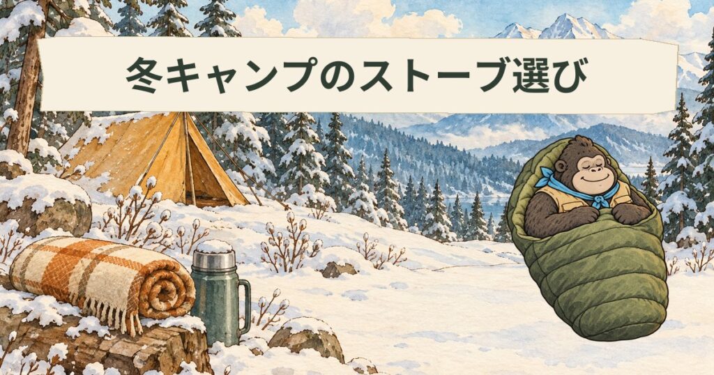 冬キャンプのストーブ、テントの中で使えるのは？｜石油・ガス・薪・電気の決まりと選び方